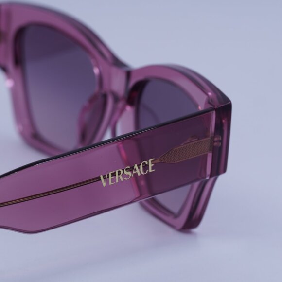 Versace VE4492U 551646 Sunglasses Pink Square Frame, Pink Grey Lenses main image 6
